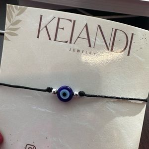 Simple Evil Eye String Bracelet